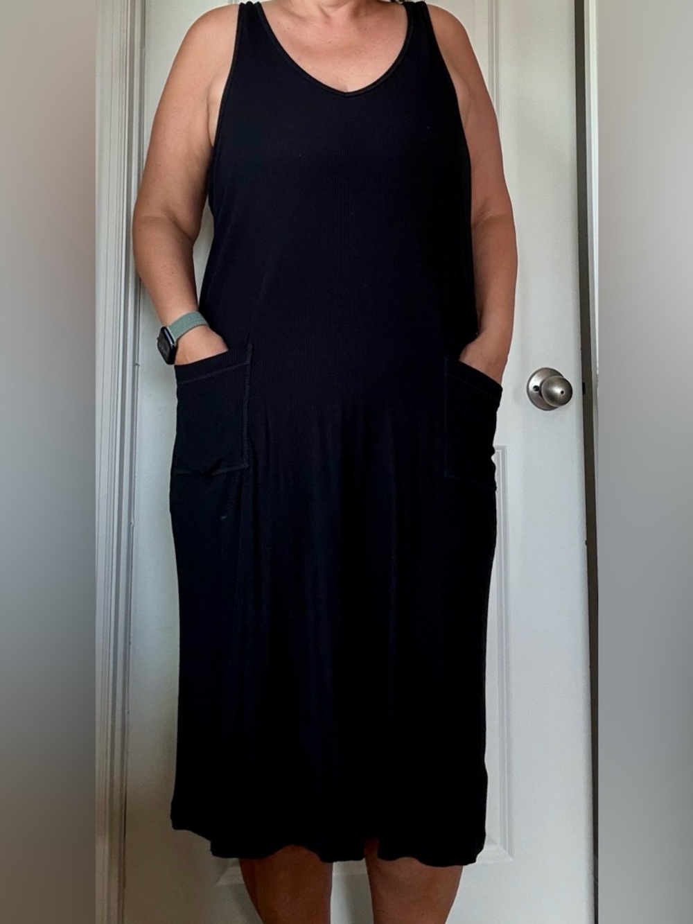 torrid Black Sleeveless Pocket Maxi Dress